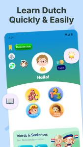 اسکرین شات 1 برنامه Dutch For Kids And Beginners