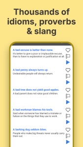 اسکرین شات 2 برنامه English Idioms and Phrases