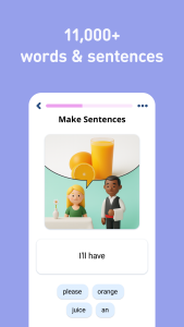 اسکرین شات 4 برنامه Learn English - 11,000 Words