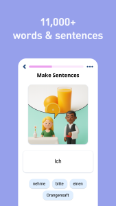 اسکرین شات 4 برنامه Learn German - 11,000 Words