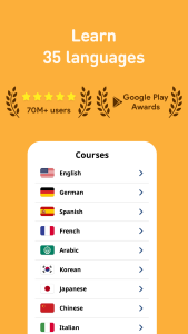 اسکرین شات 1 برنامه Learn Languages - FunEasyLearn