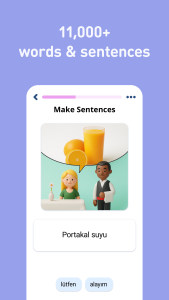 اسکرین شات 4 برنامه Learn Turkish - 11,000 Words
