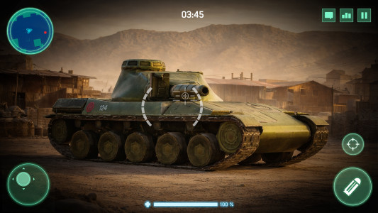 اسکرین شات 2 بازی War Machines:Tanks Battle Game