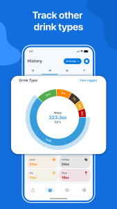 اسکرین شات 3 برنامه Water Tracker: WaterMinder app