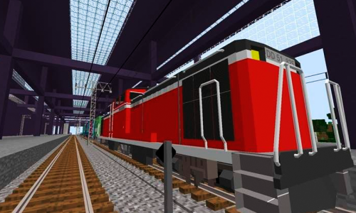 اسکرین شات 2 برنامه Real Train Mod for Minecraft