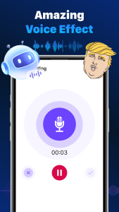 اسکرین شات 3 برنامه Voice Changer by Sound Effects