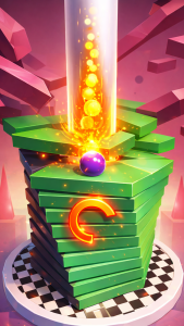 اسکرین شات 3 بازی Ball Run Stack: Stack Ball 3D