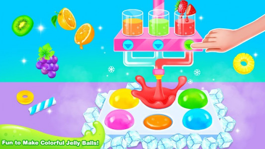 اسکرین شات 3 بازی ASMR Rainbow Dessert Maker – Fun Games for Girls