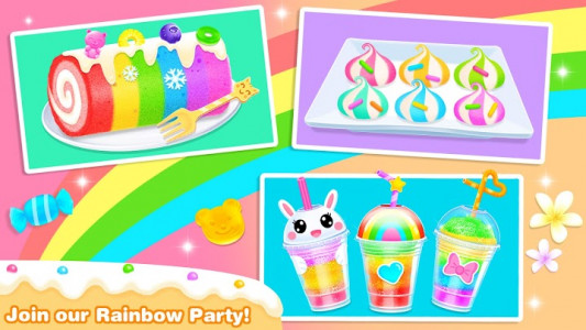 اسکرین شات 2 بازی ASMR Rainbow Dessert Maker – Fun Games for Girls