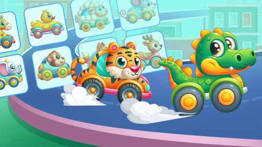 اسکرین شات 5 بازی Cute Animal Car Racing Game