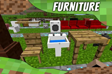 اسکرین شات 4 برنامه Furniture mods for Minecraft
