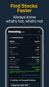 اسکرین شات 2 برنامه Investing.com: Stock Market