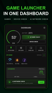اسکرین شات 1 برنامه Game Mode: Launcher & HUD