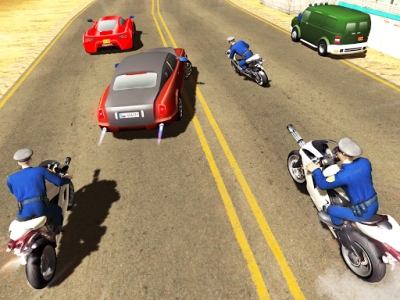 اسکرین شات 2 بازی Moto Bike Police Chase 3D