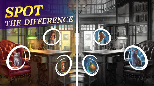 اسکرین شات 3 بازی Sherlock・Hidden Object・Match-3