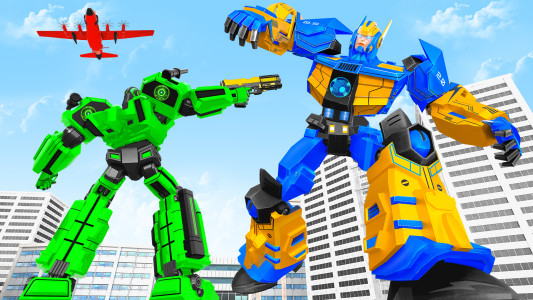اسکرین شات 3 بازی Rhino Robot Car Transformation