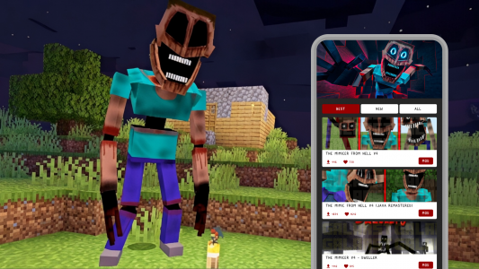 اسکرین شات 1 برنامه The Mimicer mod for Minecraft