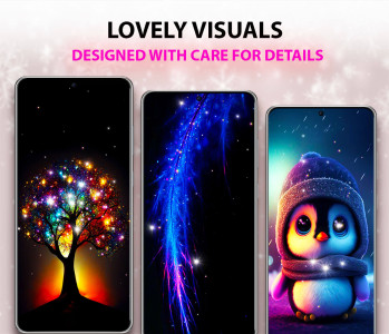 اسکرین شات 4 برنامه Glitter Live Wallpaper 3D