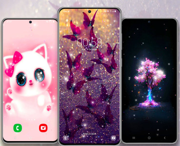 اسکرین شات 6 برنامه Glitter Live Wallpaper 3D