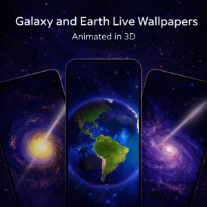 اسکرین شات 2 برنامه Galaxy Live Wallpapers