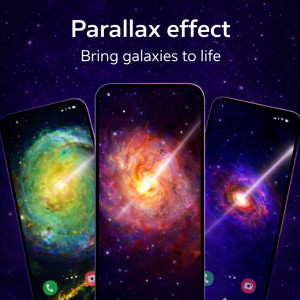 اسکرین شات 3 برنامه Galaxy Live Wallpapers