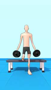 اسکرین شات 2 بازی Grow Muscles:Gym Game