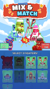 اسکرین شات 3 بازی Merge Anything - Mutant Battle