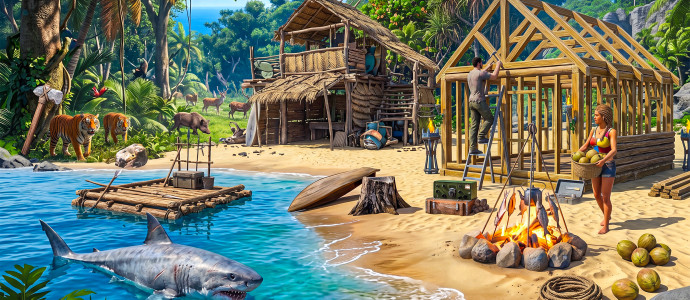 اسکرین شات 2 بازی Island Survival: Offline Games