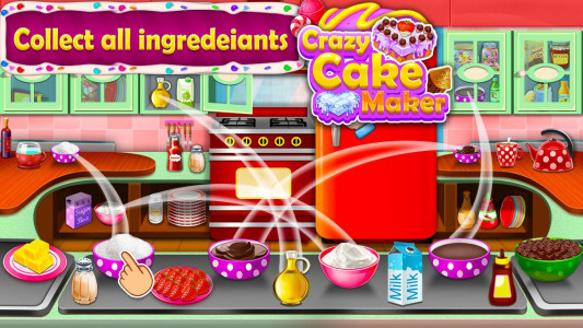 اسکرین شات 2 برنامه Cake Cooking & Decorate Games