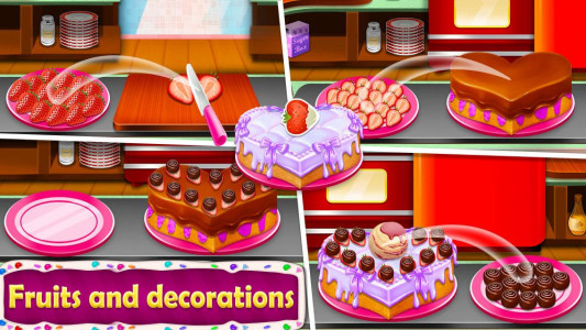 اسکرین شات 5 برنامه Cake Cooking & Decorate Games