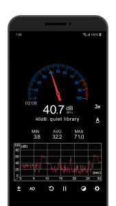 اسکرین شات 3 برنامه Sound Meter