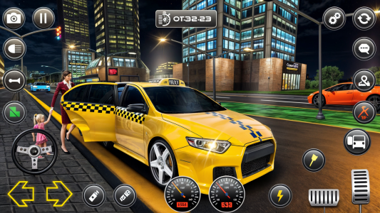 اسکرین شات 3 بازی Crazy Car Taxi Simulator