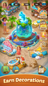 اسکرین شات 5 بازی Seaside Escape®: Merge & Story
