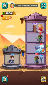 اسکرین شات 5 بازی Hero Tower Wars - Merge Puzzle