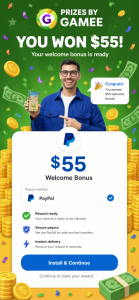اسکرین شات 1 بازی GAMEE Prizes: Real Money Games