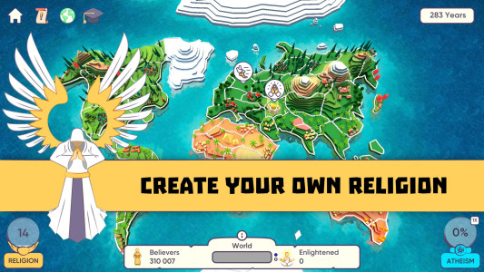 اسکرین شات 1 بازی Religion Inc. God Simulator