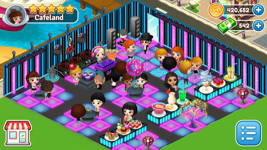 اسکرین شات 5 بازی Cafeland - Restaurant Cooking