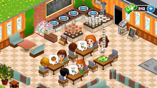 اسکرین شات 1 بازی Cafeland - Restaurant Cooking