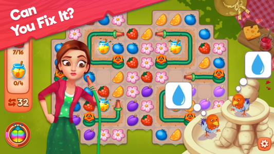 اسکرین شات 6 بازی Delicious B&B: Decor & Match 3