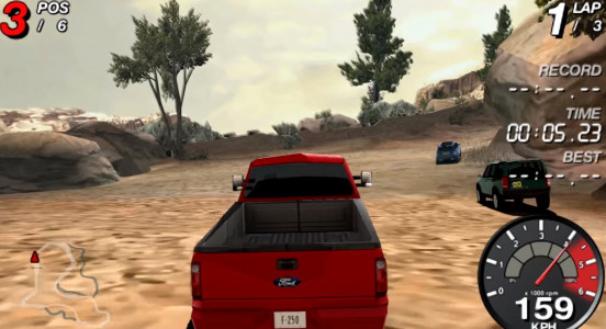 اسکرین شات 4 بازی مسابقات فورد : جاده ملتهب