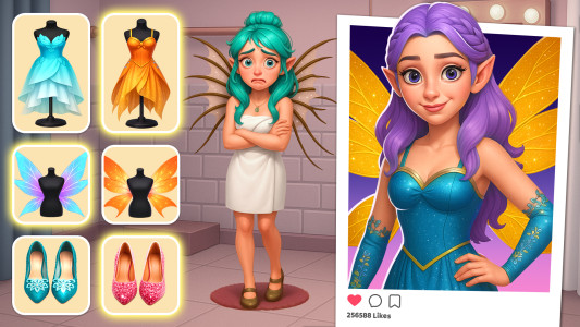 اسکرین شات 5 بازی Dream Makeover - Match 3 Games