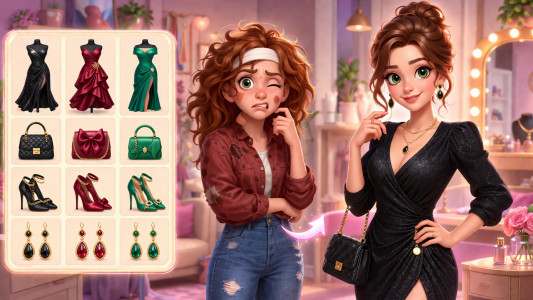 اسکرین شات 2 بازی Dream Makeover - Match 3 Games
