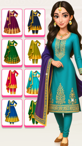 اسکرین شات 3 برنامه Indian Star Designer Dresses