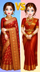 اسکرین شات 4 بازی Indian Bridal Saree Salon Game
