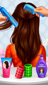 اسکرین شات 1 بازی Indian Hair Salon & Makeup Spa