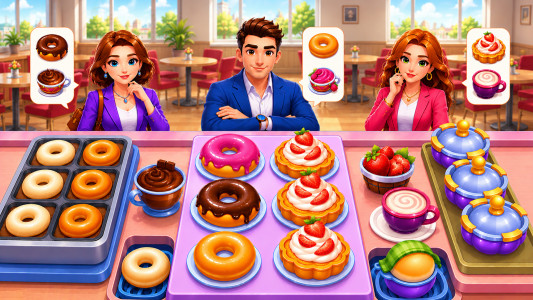 اسکرین شات 2 بازی My Cafe Shop : Cooking Games