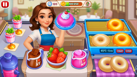 اسکرین شات 2 بازی Restaurant Diary: Cook & Style