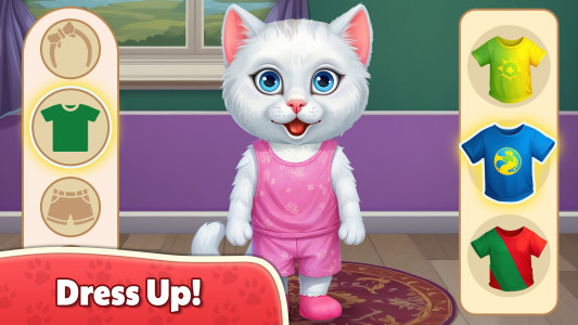اسکرین شات 3 بازی Kitty Bedtime Activities Games