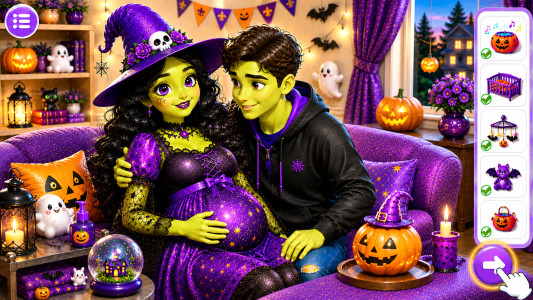 اسکرین شات 5 بازی Halloween Mom Story Game