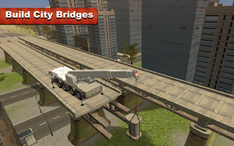 اسکرین شات 4 بازی Bridge Construction Crane Sim